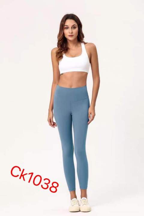 Women's gray sports leggings И-A301-2 - buy cheap in the online store  