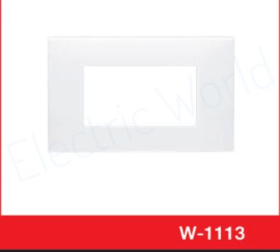 Haco W1113-YL หน้ากาก 3 ช่อง HACO W1113-RDE สีขาว สีแดงและสีเหลือง