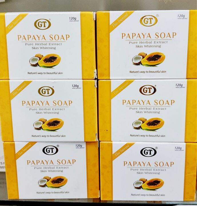 GT Papaya Soap 120g 💯 Original Lazada PH