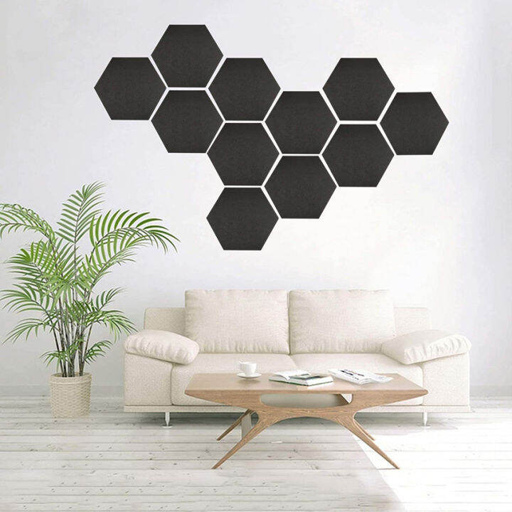 Hexagonal Strong Acoustic Panel Self-paste Soundproof Polyester Fiber ...