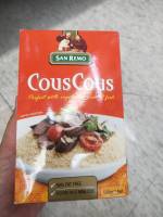 San Remo Cous Cous #60 500g.คูส คูส ข้าวสาลีป่น เบอร์ 60  ซัน เร โม 500กรัม