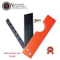 มีด Ultimate Survival Technologies Sabercut Razor Saw Orange มีดพร้อมเลื่อยขนาดเล็ก