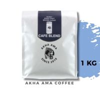 AKHA AMA COFFEE กาแฟอาข่า อ่ามา : CAFE BLEND เมล็ดกาแฟคั่ว อาข่า อาม่า (คั่วกลางผสมคั่วอ่อน/Light and Medium Roast 1 kg)