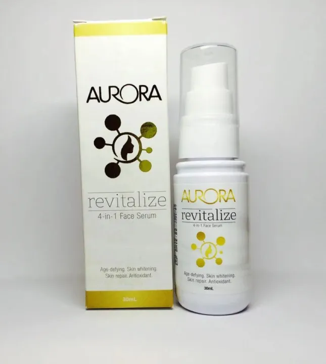 Original Aurora Revitalize 4 in 1 Face Serum 30ml by iFern Lazada PH