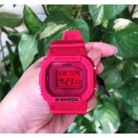 ???? Casio DW-5635C-4  รุ่น 35ปี สีเเดงสด ปั้ม 35 ปี.ใส่ได้ทั้ง.ญ-ช.?แถมฟรีกล่องใส่นาฬิกา+ตั้งเวลาพร้อมส่ง