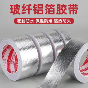 Aluminum Foil Tape High Temperature Resistant Smoke Exhaust Pipe Sealing  Kitchen Cauldron Leak Proof Heat Lnsulation Thickentape - Tape - AliExpress