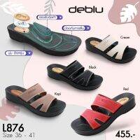 รองเท้าแตะ หญิง แบบสวม deblu รุ่น L876 ไซร์ 36-41 นุ่มนิ่ม เพื่อสุขภาพ น้ำหนักเบา ของแท้ 100%