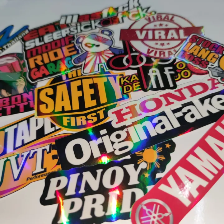 Thailook Motorcycle Hologram Vinyl Stickers Lazada PH