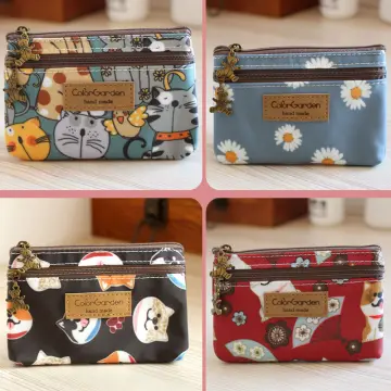 Cute Rabbit & Carrot Pattern Women's Wallet, Short Coin Purse, Card Holder