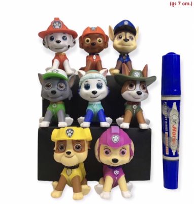 M-Moneytoys โมเดล paw patrol หมากู้ภัย ขนาด 6-7ซม. Uk/jj