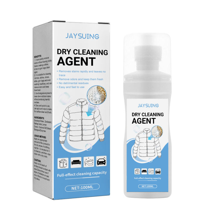 Down Jacket Cleaner Dry Cleaning Agent with a brush head Quick cleaning