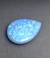 6.25cts ธรรมชาติหลากสีออสเตรเลียโอปอล 18.4x14x4.4 มม. ทรงลูกแพร์ 6.25cts natural multi color Australia opal 18.4x14x4.4mm pear shape