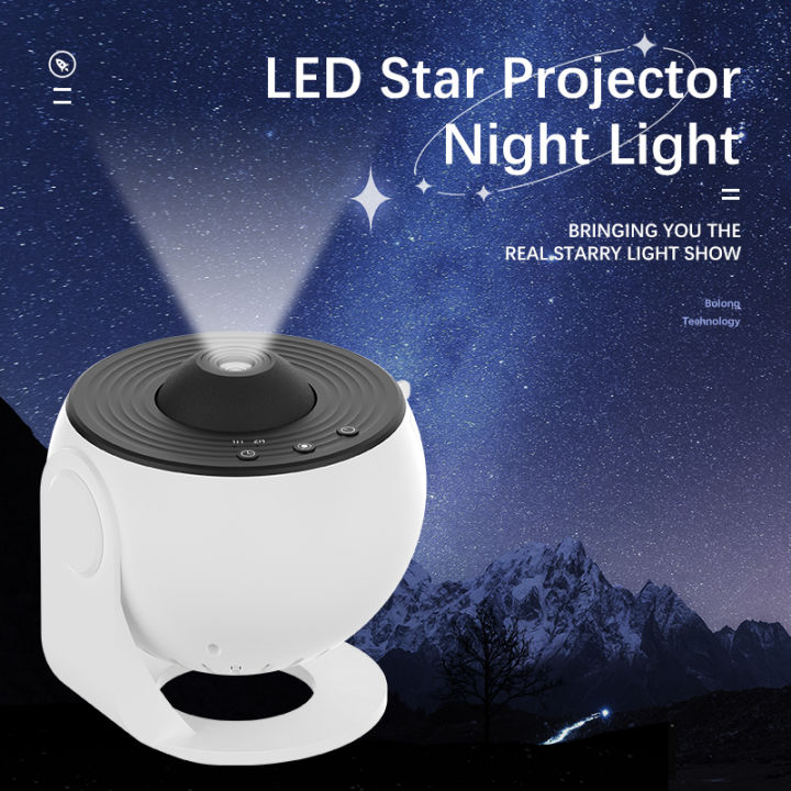 Onefire 12 In 1 Led Starry Sky Galaxy Projector Night Light 360° Rotate  Planetarium Projector Lamp For Kids Room Decor | Lazada Ph