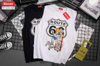 ⛽️ เสื้อกล้ามขาวดำ ROUTE 66 GASOLINE ⛽️