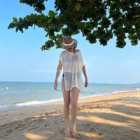 SPICIEST BEACHWEAR | Bhang Beach Cover Up // White | เสื้อคลุม เดรส เสื้อคลุมชุดว่ายน้ำ เสื้อคลุมบิกินี่ ชุดไปทะเล