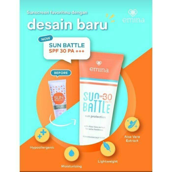 Emina Sun Battle SPF 30 PA++ 60 ml // Emina Sun Protection SPF 30 PA++