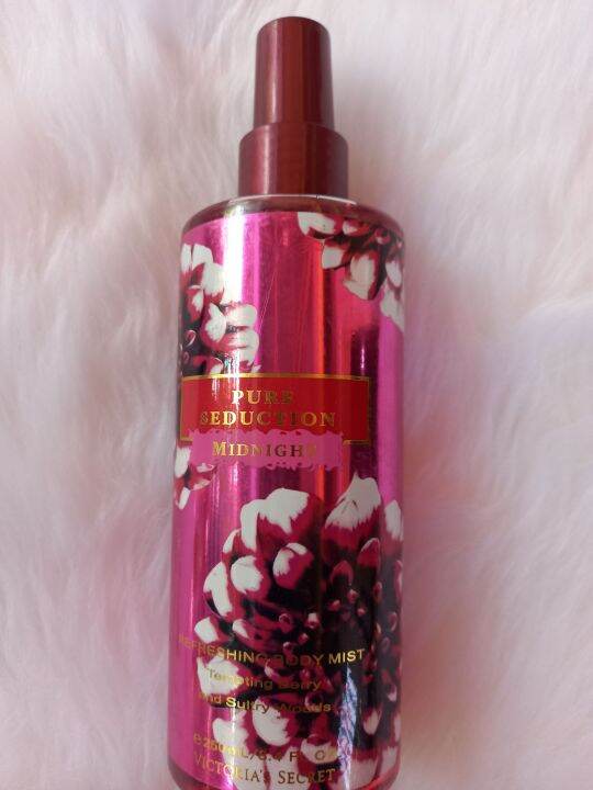 Pure Seduction Midnight Refreshing Body Mist Tempting Berry And Sultry Woods 250ml 8 4 Fl Oz