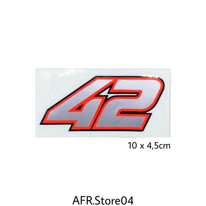Stiker Sticker 42 Alex Rins 10cm | Lazada Indonesia