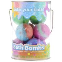 Crayola Bath Bombs Grape Jam Laser Lemon Cotton Candy &amp; Bubble Gum Scented 8 Bath Bombs 11.29 oz 320 g