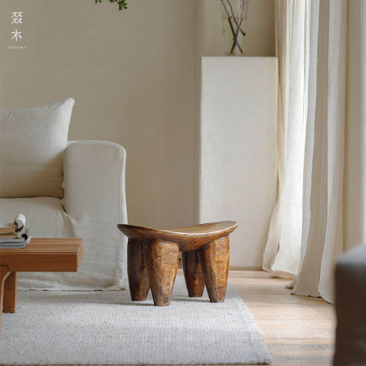 Wood/Milk Stool | African Senufo Tribe Stool Home Low Stool Shoe
