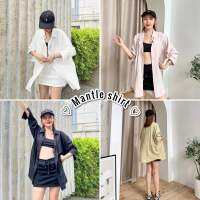♡Mantle shirt♡เชิ้ตใส่คลุมรุ่นผ้าหนานิ่ม