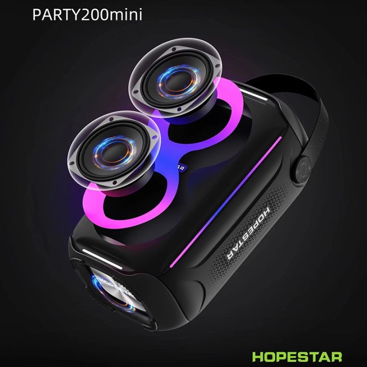 sy-ใหม่ล่าสุด-hopestar-party-200mini-พร้อมไฟrgb-สวยงาม-เสียงดี-เบสแน่น-ของแท้100