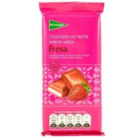 ช็อกโกแลตนมสอดไส้ช็อกโกแลตสตรอเบอร์รี่ El Corte Ingles Fresh Chocolate Filled Milk Chocolate Strawberry 100g