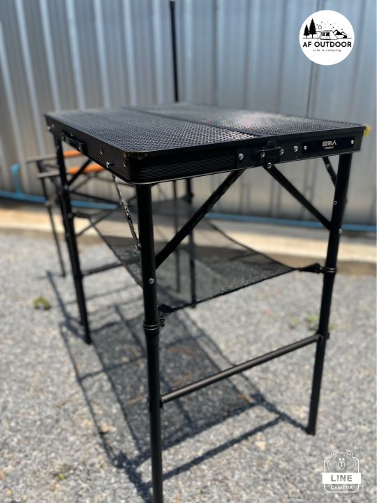 พร้อมส่ง-โต๊ะครัวสนาม-prinitive-outdoor-mobile-kitchenโต๊ะครัวแคมป์ปิ้งพับได้-ของแท้100