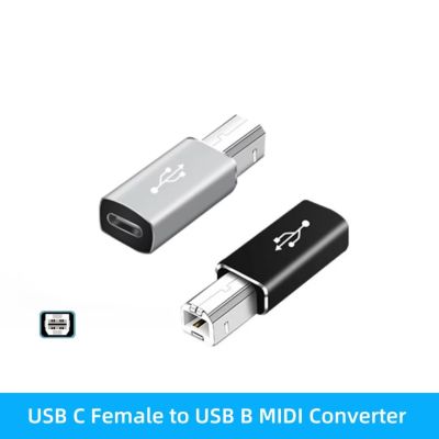 USB 2.0อะแดปเตอร์เครื่องพิมพ์ USB C ถึง USB อะแดปเตอร์เครื่องพิมพ์สำหรับฮาร์ดไดรฟ์ฐานแฟกซ์สแกนเนอร์เครื่อง USB 2.0ข้อมูลอะแดปเตอร์เครื่องพิมพ์