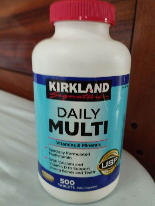Kirkland Signature Daily Multi, Vitamins and Minerals, 500 tablets