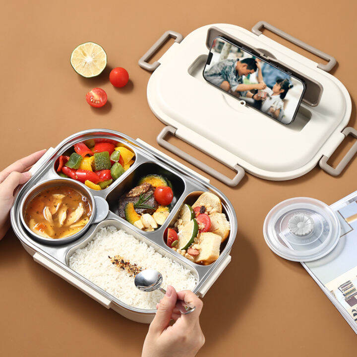 Xiongle 304 Stainless Steel Thermal Insulation Lunch Box Student Office