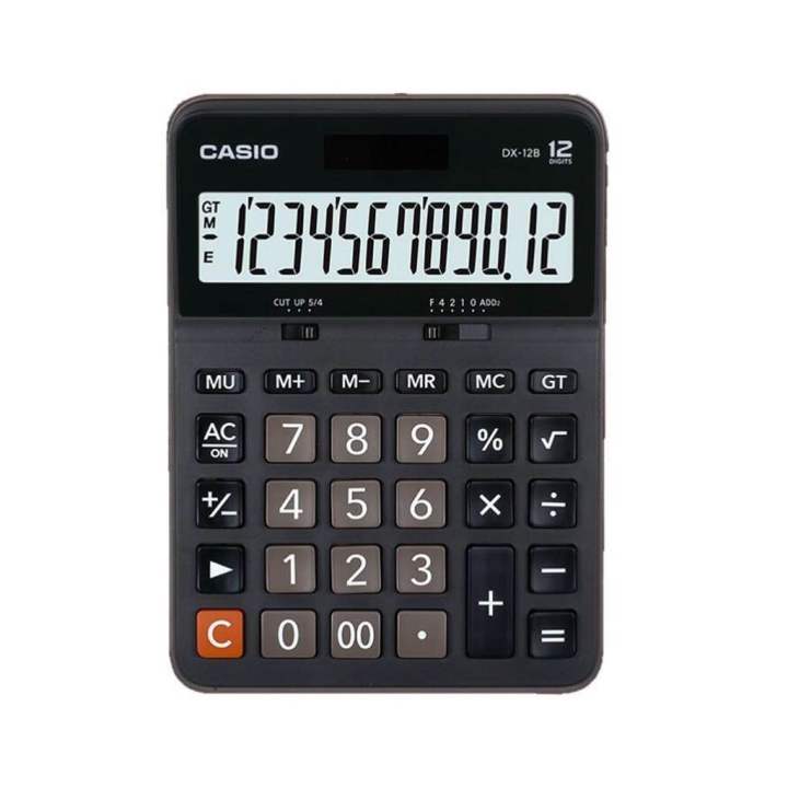 casio-calculator-เครื่องคิดเลข-รุ่น-dx-12b-สีดำ