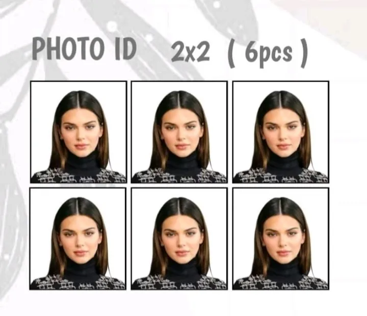 Photo Id Print 2x2 1x1 Passport Sizes By Jne Lazada Ph