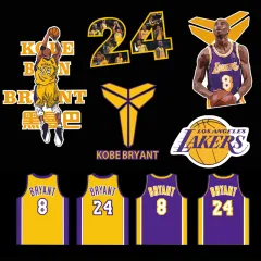 Kobe Bryant 24 Sticker for Sale by MONLAGE