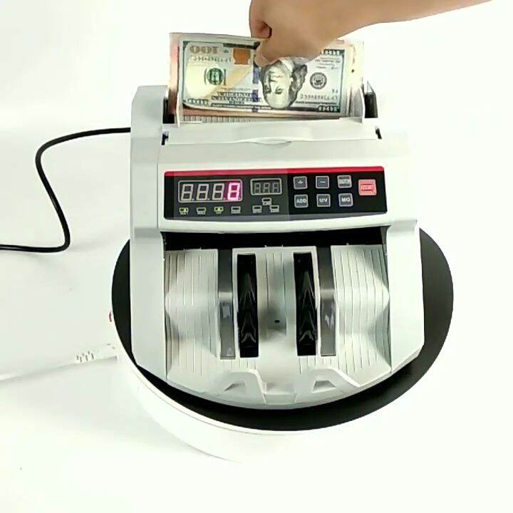 Currency Money Bill Counter with Counterfeit Detection Feature (Grayish