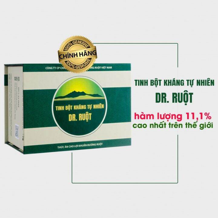 Combo 5 Hộp Tinh Bột Kháng Dr Ruột, chấm dứt táo bón trẻ em và người ...