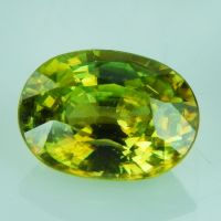 Natural Sphene Titanite Gemstone loose semiprecious rare Russian Origin Green Sphene 0.90 carats