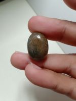 มอสอาเกต #MA47 Moss Agate หินธรรมชาติ สีเหลือง หินสะสม