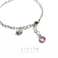 Lilith accessories-  Butterfly bracelet  สร้อยข้อมือ stainless steel จี้ผีเสื้อ