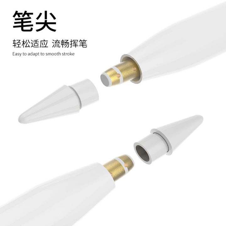 อุปกรณ์เสริมสำหรับปากกาแอปเปิ้ลฝาครอบหัวปากกา-apple-pencil-ปลอกหัวปากกา-ipadpencil-หัวปากกา-pencil2รุ่นที่1หัวเปลี่ยนหัวปากการุ่นที่1รุ่นที่2หัวปากกาเปลี่ยนหัวปากกาสไตลัส
