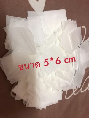 ซองชาเยื่อกระดาษ ขนาด5*6cm บรรจุ50ชิ้น