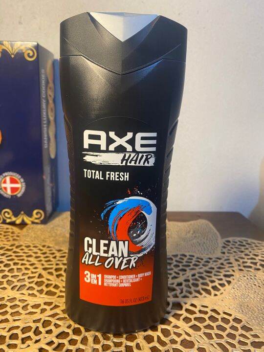 Axe 3in1 Total Fresh Shampoo 473ml Lazada PH