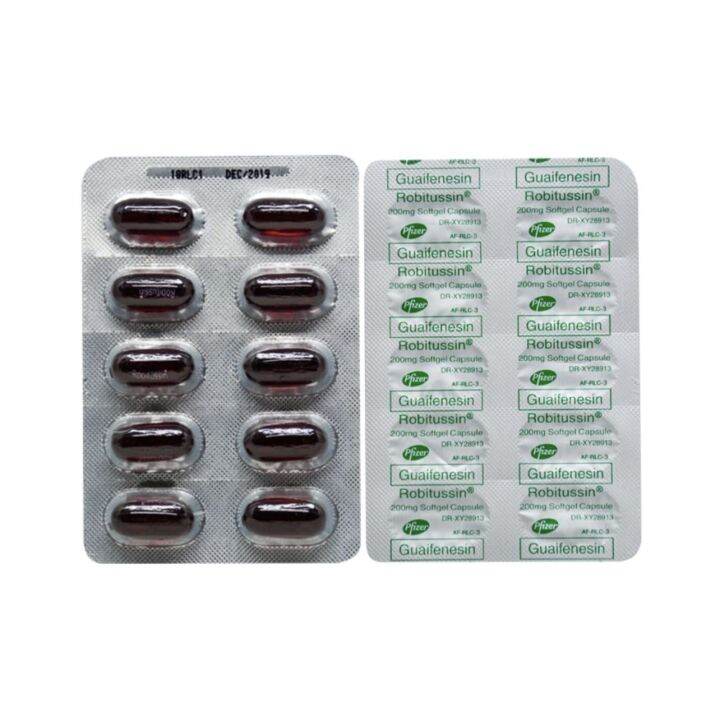 Robitussin 10 Softgel Capsules 200mg Lazada PH