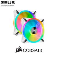 Corsair QL140 RGB 140mm Fan White Dual Pack พัดลมเคสคอมพิวเตอร์ รับประกันศูนย์ไทย