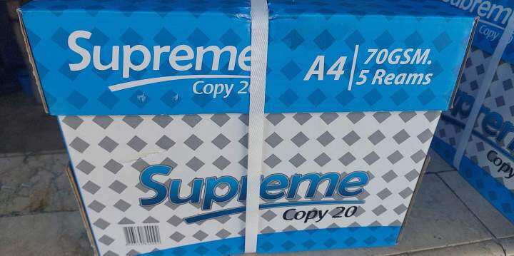 SUPREME COPY PAPER A4 BOND PAPER 70 GSM | Lazada PH