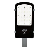 LUMAX ชุดโคมถนนพร้อมหลอด LED,X#ESLL 252/BK-50LED/6.5K-XMXD