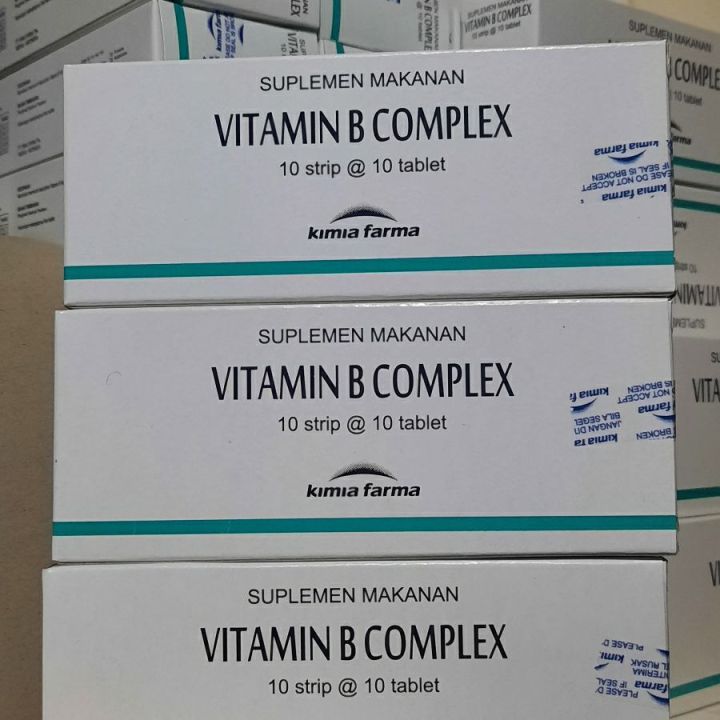 VITAMIN B COMPLEX KIMIA FARMA 1 BOX | Lazada Indonesia