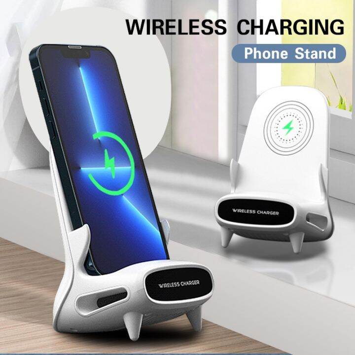 Fast Wireless Charger 15W Desk Wireless Charging Stand Compatible with