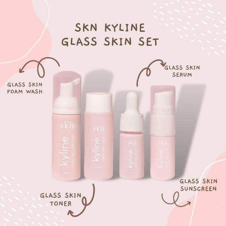 SKN Kyline clear glass skin set SKN care solution Lazada PH