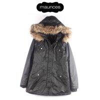 เสื้อกันหนาว โค้ทฮูท ขนเฟอร์   เแบรนด์✨MAURICE (หมวกฮูท &amp;เฟอร์ ถอดได้ทุกชิ้น) WY471